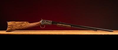 Winchester Model 1890 engraved by Master Engraver Angelo Bee - Image 14 of 15