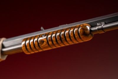 Winchester Model 1890 engraved by Master Engraver Angelo Bee - Image 3 of 15