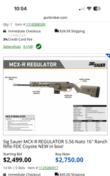 Sig MCX-R MCX .223 5.56 not Colt Smith - 2 of 15