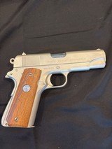 Rare Colt series 70 Combat Commander in rare satin Nickel - 1 of 10