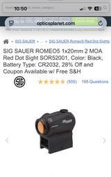 Unused Sig Optics set - 4 of 5