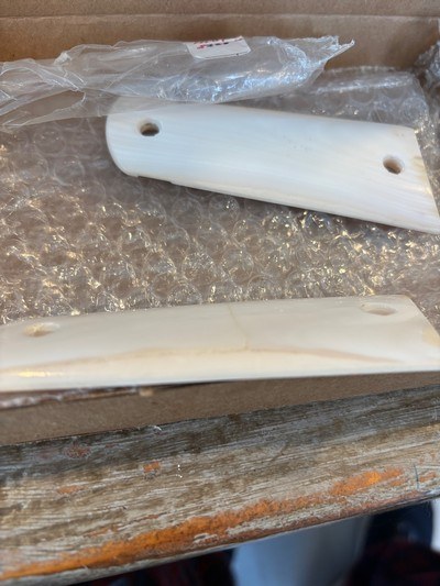 Vintage Real Mother of Pearl 1911 Grips