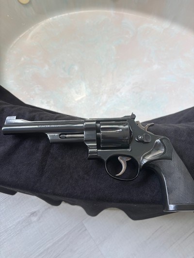 Smith and Wesson 27-2 Target Hammer/ trigger/Pinned/Recessed Cylinders - Image 1 of 8