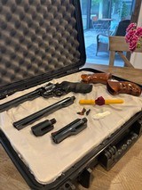 Rare Complete early Dan Wesson Kit.. All Barrels…. Tools, sights, 3 grips… barely fired - Image 8 of 14