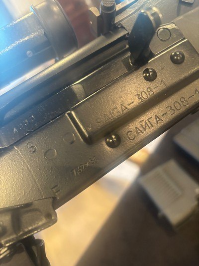 Rare unfired Russian Preban Saiga .308 Sniper Rifle with Russian Scope - Image 13 of 15