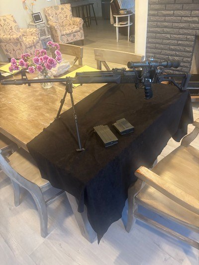 Rare unfired Russian Preban Saiga .308 Sniper Rifle with Russian Scope - Image 15 of 15