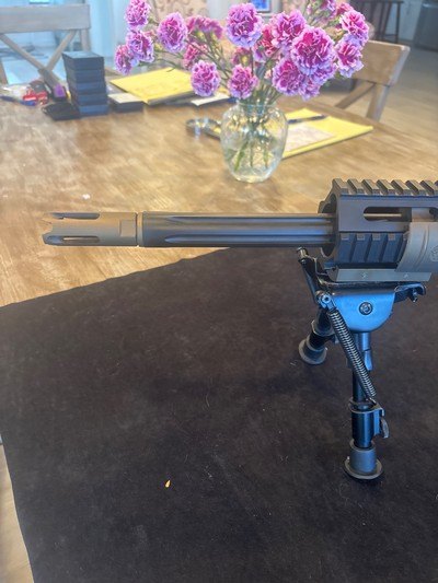 Beautiful unfired 2-tone DPMS SASS Sniper Rifle with Fluted Barrel and Vortex Scope - Image 2 of 10