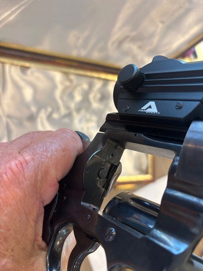 Beautiful 1986 bright polished blue 8” Python, barely fired with SightMark reticle…. A Hunting Machine - Image 14 of 15
