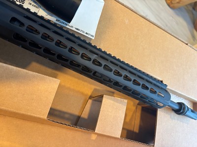 Beautiful unfired NIB custom Bushmaster with Bushnell tactical scope on Vortex Mt. Keymode fore end tactical flash-hider - Image 15 of 15