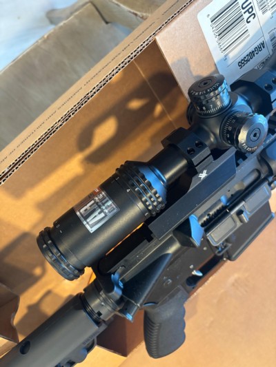 Beautiful unfired NIB custom Bushmaster with Bushnell tactical scope on Vortex Mt. Keymode fore end tactical flash-hider - Image 12 of 15