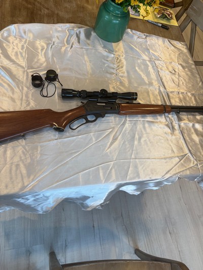 Wow! Beautiful Wood…nice vintage Marlin model 336CS with Micro-Groove barrel in the desirable .35 Remingtondesired - Image 1 of 7