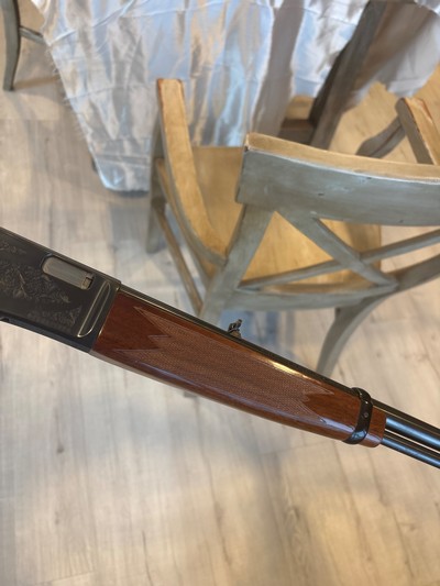 Beautiful ENGRAVED Grade II Browning BL-22 in collector condition with gorgeous Walnut Stocks - Image 7 of 9