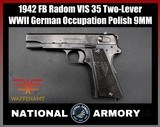 1942 FB Radom VIS 35 Two-Lever WaA623 WWII German Occupation Polish P.35(e) - Image 1 of 21