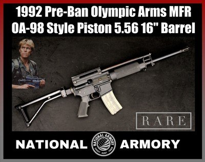 1992 Pre-Ban Olympic Arms MFR OA-98 Style Gas Piston 5.56 16