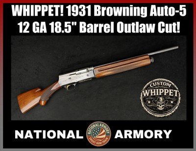 WHIPPET! 1931 Browning Auto-5 12 GA FN Belgium A5 18.5