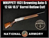 WHIPPET! 1931 Browning Auto-5 12 GA FN Belgium A5 18.5