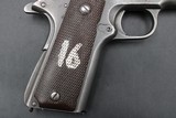 1943 Ithaca M1911A1 U.S. Army Property Mark .45 ACP SA Rebuild WWII 1911 A1 - Image 7 of 25