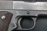 1943 Ithaca M1911A1 U.S. Army Property Mark .45 ACP SA Rebuild WWII 1911 A1 - Image 9 of 25