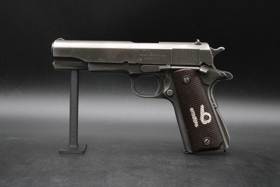 1943 Ithaca M1911A1 U.S. Army Property Mark .45 ACP SA Rebuild WWII 1911 A1 - Image 22 of 25