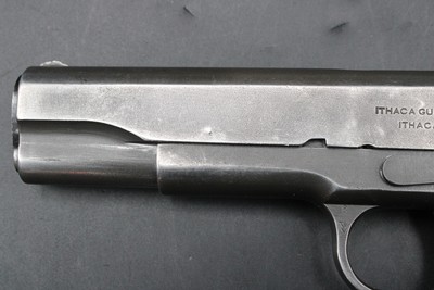 1943 Ithaca M1911A1 U.S. Army Property Mark .45 ACP SA Rebuild WWII 1911 A1 - Image 5 of 25