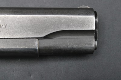 1943 Ithaca M1911A1 U.S. Army Property Mark .45 ACP SA Rebuild WWII 1911 A1 - Image 11 of 25