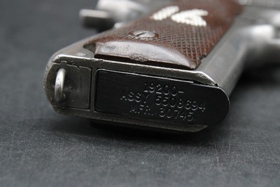 1943 Ithaca M1911A1 U.S. Army Property Mark .45 ACP SA Rebuild WWII 1911 A1 - Image 12 of 25