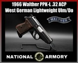 1966 Walther PPK-L .32 ACP West German Lightweight Ulm/Do Pistol C&R - Image 1 of 25