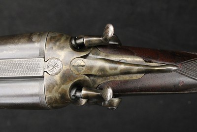 1900 H.Pieper Classic Belgian Liège Cape Gun Rifle Shotgun 12GA 9.3X47R 28