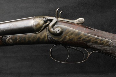1900 H.Pieper Classic Belgian Liège Cape Gun Rifle Shotgun 12GA 9.3X47R 28