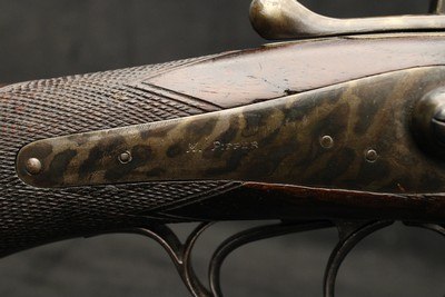 1900 H.Pieper Classic Belgian Liège Cape Gun Rifle Shotgun 12GA 9.3X47R 28