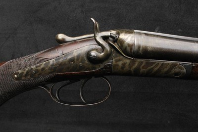 1900 H.Pieper Classic Belgian Liège Cape Gun Rifle Shotgun 12GA 9.3X47R 28