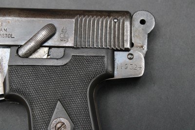 1907 Webley & Scott Model 1905 .32 ACP Rare Early British Automatic Pistol - Image 4 of 22