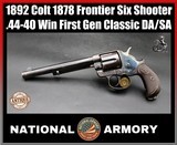 *Antique* 1892 Colt 1878 Frontier Six Shooter 1st Gen Classic Double Action