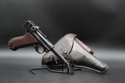 1917 DWM P.08 Luger 9mm All Matching Magazine WWI Imperial Germany Holster - Image 2 of 25