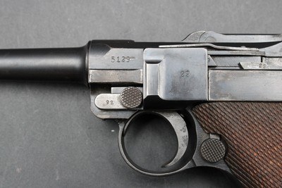 1917 DWM P.08 Luger 9mm All Matching Magazine WWI Imperial Germany Holster - Image 13 of 25