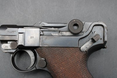 1917 DWM P.08 Luger 9mm All Matching Magazine WWI Imperial Germany Holster - Image 12 of 25