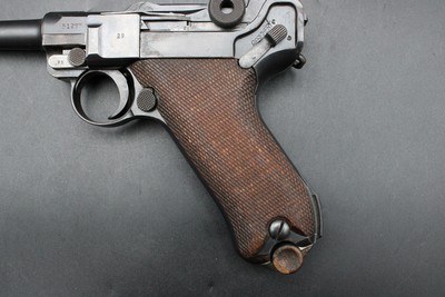 1917 DWM P.08 Luger 9mm All Matching Magazine WWI Imperial Germany Holster - Image 11 of 25