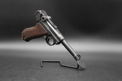 1917 DWM P.08 Luger 9mm All Matching Magazine WWI Imperial Germany Holster - Image 4 of 25