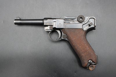 1917 DWM P.08 Luger 9mm All Matching Magazine WWI Imperial Germany Holster - Image 10 of 25