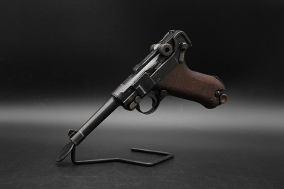 1917 DWM P.08 Luger 9mm All Matching Magazine WWI Imperial Germany Holster - Image 7 of 25