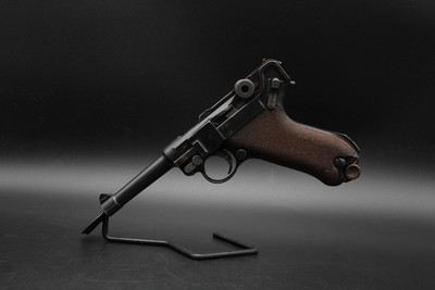 1917 DWM P.08 Luger 9mm All Matching Magazine WWI Imperial Germany Holster - Image 8 of 25