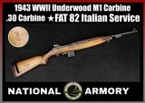 1943 Underwood M1 Carbine WWII .30 Carbine 18