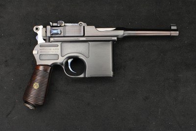 1930 Mauser C96 Bolo Broomhandle Matching Commercial Crown/U 7.63x25mm Stock Rig *BEAUTIFUL* - Image 9 of 25
