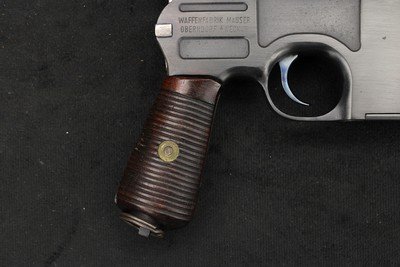 1930 Mauser C96 Bolo Broomhandle Matching Commercial Crown/U 7.63x25mm Stock Rig *BEAUTIFUL* - Image 10 of 25