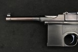 1930 Mauser C96 Bolo Broomhandle Matching Commercial Crown/U 7.63x25mm Stock Rig *BEAUTIFUL* - Image 8 of 25