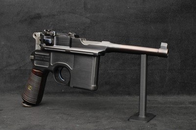 1930 Mauser C96 Bolo Broomhandle Matching Commercial Crown/U 7.63x25mm Stock Rig *BEAUTIFUL* - Image 16 of 25