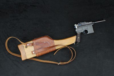 1930 Mauser C96 Bolo Broomhandle Matching Commercial Crown/U 7.63x25mm Stock Rig *BEAUTIFUL* - Image 3 of 25