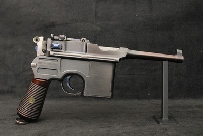 1930 Mauser C96 Bolo Broomhandle Matching Commercial Crown/U 7.63x25mm Stock Rig *BEAUTIFUL* - Image 15 of 25