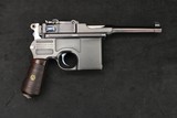 1930 Mauser C96 Bolo Broomhandle Matching Commercial Crown/U 7.63x25mm Stock Rig *BEAUTIFUL* - Image 9 of 25