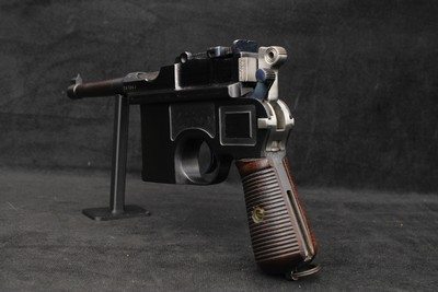 1930 Mauser C96 Bolo Broomhandle Matching Commercial Crown/U 7.63x25mm Stock Rig *BEAUTIFUL* - Image 19 of 25